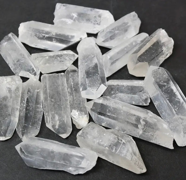Clear Quartz natural raw stone Χαλαζίας Bakali Cy