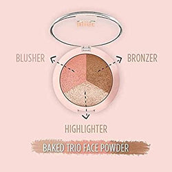 Face baked trio powder blusher-bronzer-highlighter