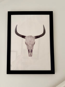 Wall picture with frame