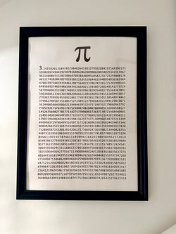 Wall picture with frame