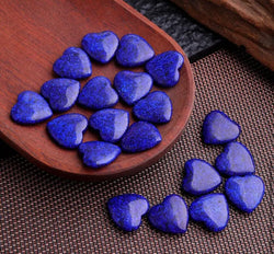 Lapis Lazuli natural stone “heart shape” per piece