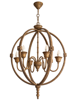 Vintage ceiling light with chain