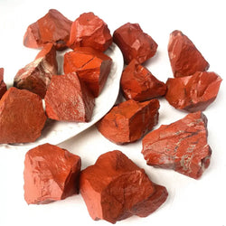 Red Jasper natural raw stone per piece/ Κόκκινος Ιασπις