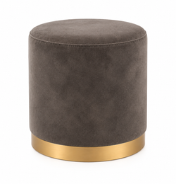 Pouf chair grey color