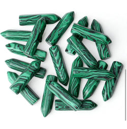 Malachite natural stone “small tower shape”