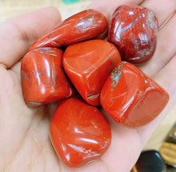 Red Jasper natural stone tumbled per piece/ Κόκκινος Ιασπις