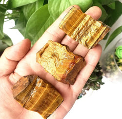 Tiger’s eye natural raw stone per piece