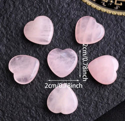 Rose Quartz natural stone “heart shape”/ Ροζ Χαλαζίας