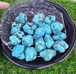 Turquoise blue stone natural raw stone per piece / Τιρκουάζ