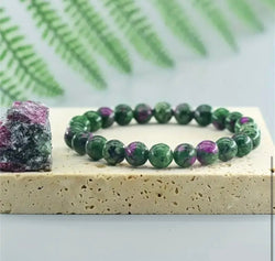 Natural stone beaded bracelet handmade for women and men