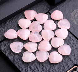 Rose Quartz natural stone “heart shape”/ Ροζ Χαλαζίας