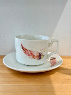 Coffee or tea cup with plate