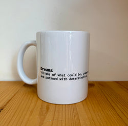 Cup with word meaning- Dream-