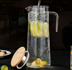 Pc Beverage Pitcher with lid, filter and handle 1200ml