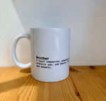 Cup with word meaning-Brother-