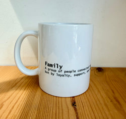 Cup with word meaning-Family-