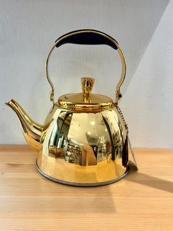Tea pot gold color