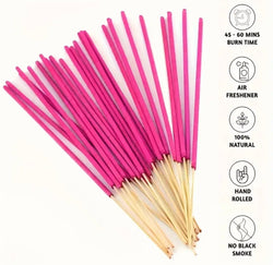 Rose incense sticks for relaxation meditation and stress relief
