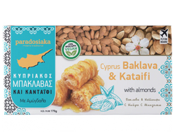 Baklava and kataifi with almond