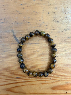 Tiger eye - Natural stone beaded bracelet handmade for women and men