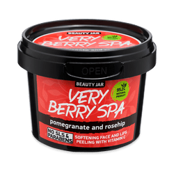 Very berry spa face and lip peeling