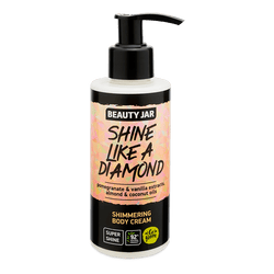 Shine like a diamond shimmering body cream