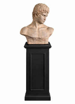 Male statue with it’s stand (two pieces)