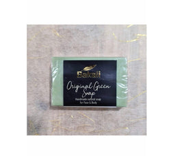 Handmade green traditional soap