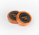 Lily-scented loofah soap